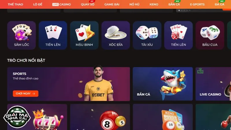 Kho trò chơi phong phú