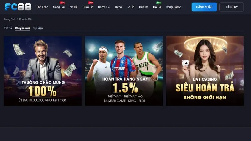 Khuyến mãi ngập tràn